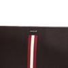 Bally Red And White Striped Leather Business Casual Zipper Clutch Men clutch Brown THALDEN-LT-21