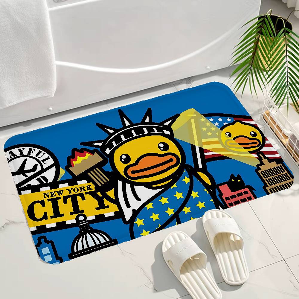Brand B-B D-Duck Bathroom Mat Anti-slip Absorb Water Long Strip Cushion Bedroon Mat Welcome Doormat