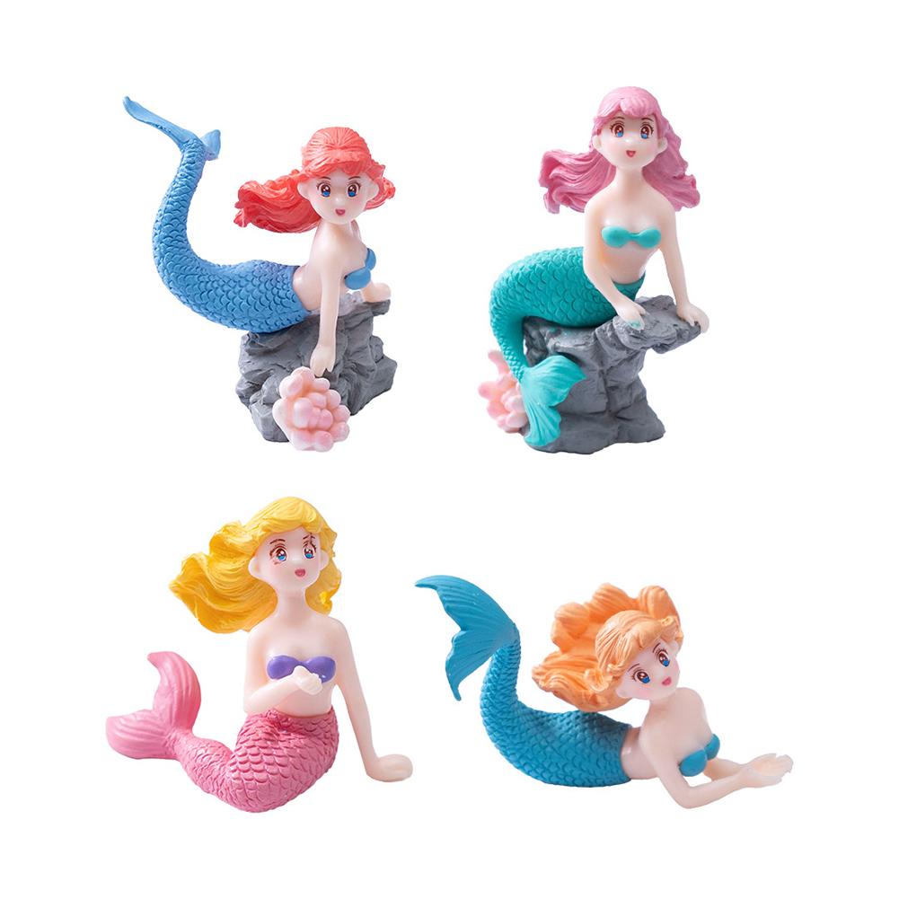 Floating Mermaid Ornament for Aquarium Magical Fish Tank Decor Vibrant Colors Unique Sculpture Aquarium Landscape Accessory