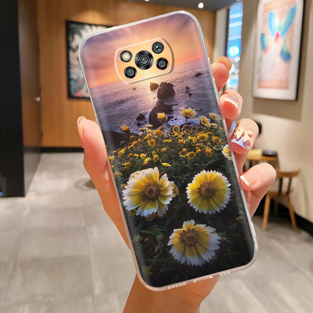 For Xiaomi Poco X3 X3 Pro Phone Cover Case Cute Cartoon Painted Soft Silicone Clear Phone Casing For Poco X3 NFC Pocox3 Pro Capa