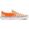 Vans Classic Slip-On Orange Tiger Checkerboard Unisex Sneakers True-White VN000XG8AZZ
