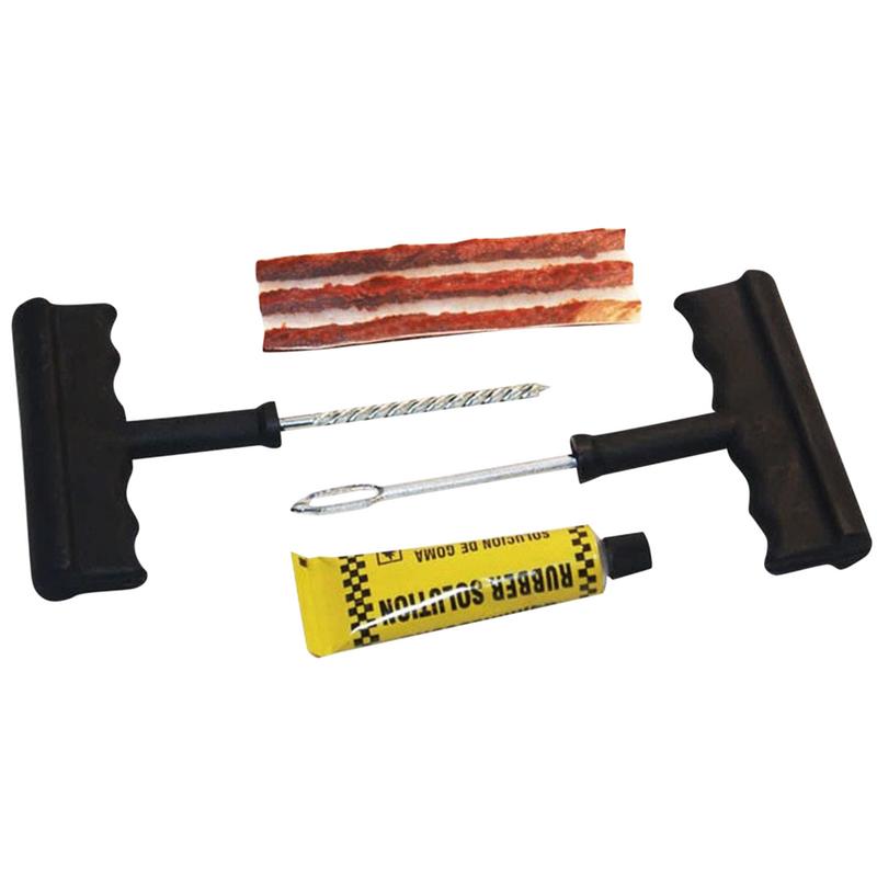 Car Tire Repair Plugs Tire Patch Kit To Fix Punctures And Plug Flats Professional Tool Kit For Flat Tire Puncture Repair Car