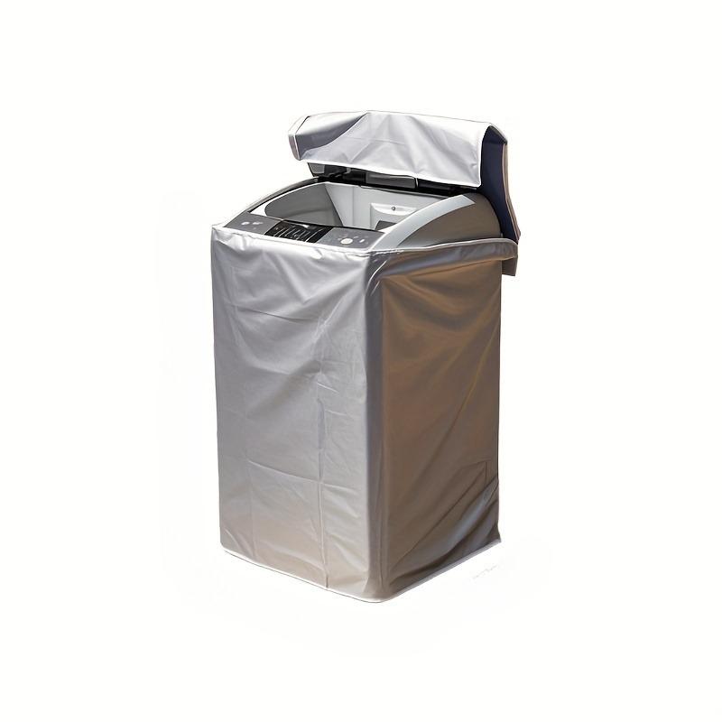 

Universal Washing Machine Cover, UV & Fade Resistant, Elastic Edge, Anti-Aging Protective Cover S-53x55x85cm серебряный