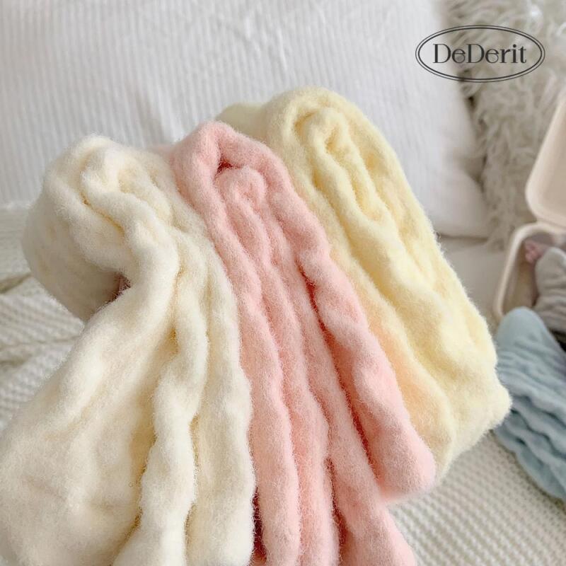 Pastel Twist Winter Thick Knit Women's Sleep Socks