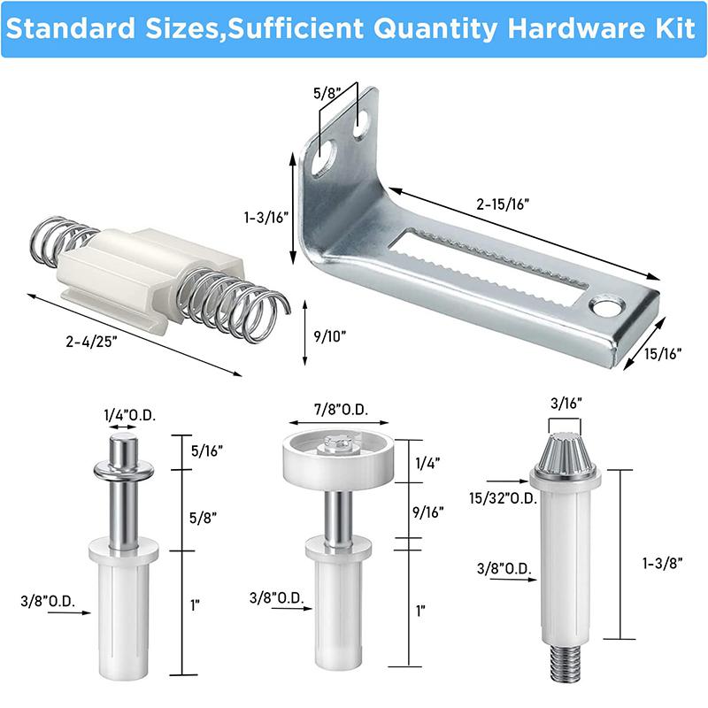 Falttürbeschläge, einfache Installation, Türscharnierzubehör, Falttürbeschläge, Reparatur-Tool-Kit