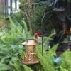 Hummingbird Feeder Solar Lanterns Outdoor Hanging Decorative Light Bird Feeders Easy to Clean