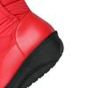 New Forst Winter Snow Boots Women Mid Calf Warm Plush Wedges Shoes Waterproof Down Patchwork PU Buttons Platform Boots