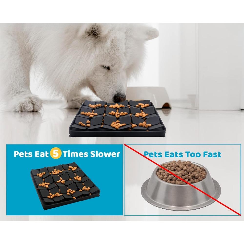 Dog Food Slow Feeder Sniff Mat with Suction Cup for Train Your Dog's Senses Anti-choking Silicone Snuffle Mats Pet Accessories