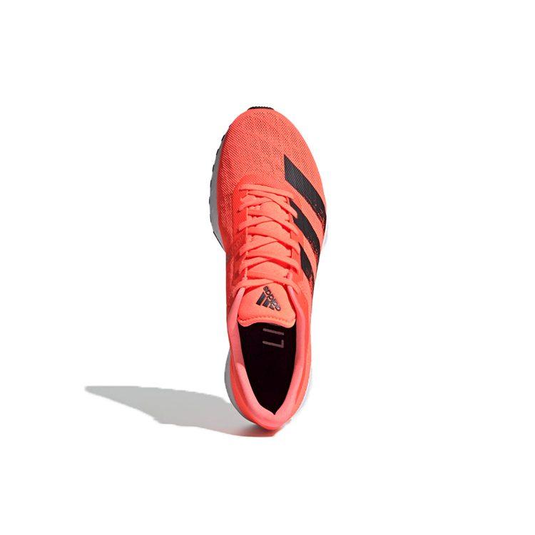 adidas Adizero RC 2 Bequemes Gewebe Atmungsaktiv Niedrig geschnitten Carbonplatte Laufschuhe Herren Orange Schwarz EG1188