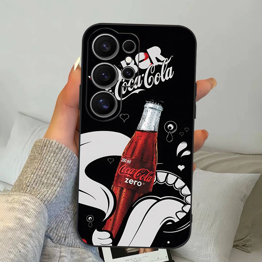 Чехол для телефона Hot C-Coca Drinks C-Cola для Samsung S 24 Fe 25 Ultra Plus 20 Lite 21 30 22 23 24 22 Ultra 5G Fundas Samsung S22 5G