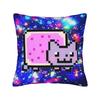 Printed Nyan-Cats Rainbow Funny Game Pillowcase Polyester Cushion Cover Gift Internet Meme Pillow Case Cover Home Drop Shipping