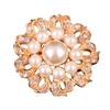 Fashion Flowers in The Middle of The Pearl Brooch Corsage Flower Corsage Buckle Female Accessories Long-Lasting Color Exquisite Hypoallergenic Brooch