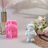 Bear Statue Silicone Candle Molds for Making Candle Soap Chocolate Candy Cake Home Decoration Epoxy Resin Silicone Molds