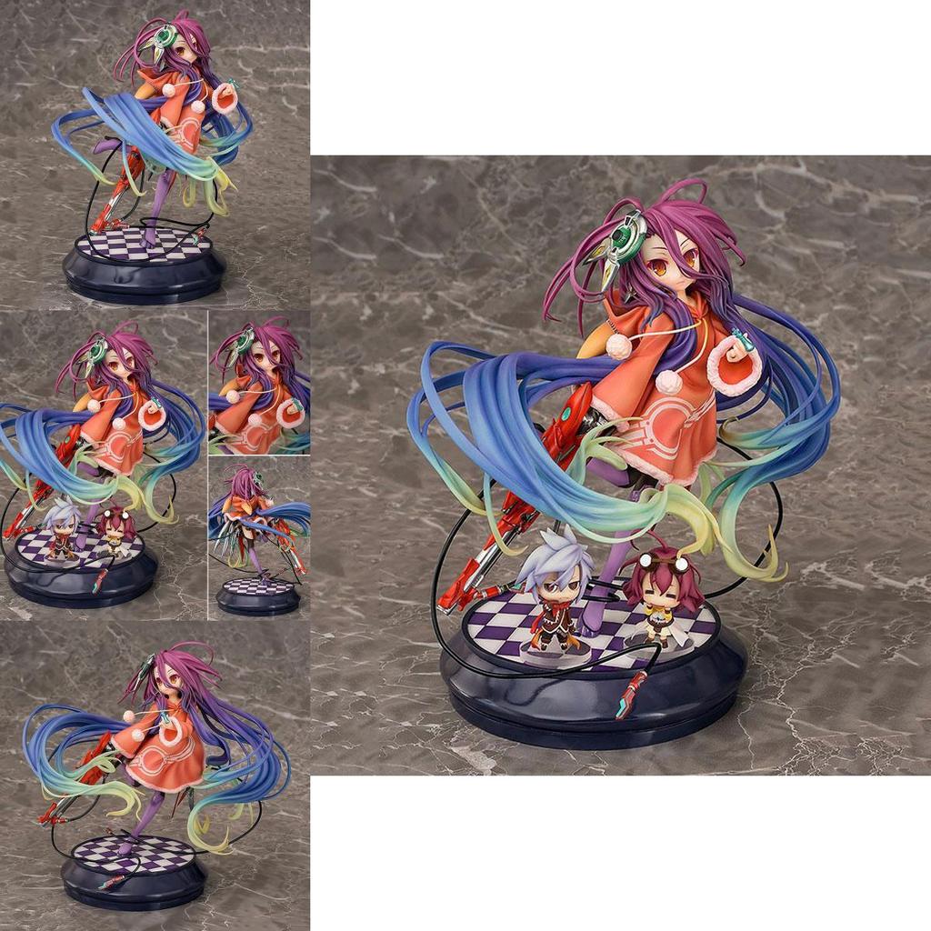 Anime Game No No Life Character Zero Schwi 17 Pvc Figure Statue Toys Box With
