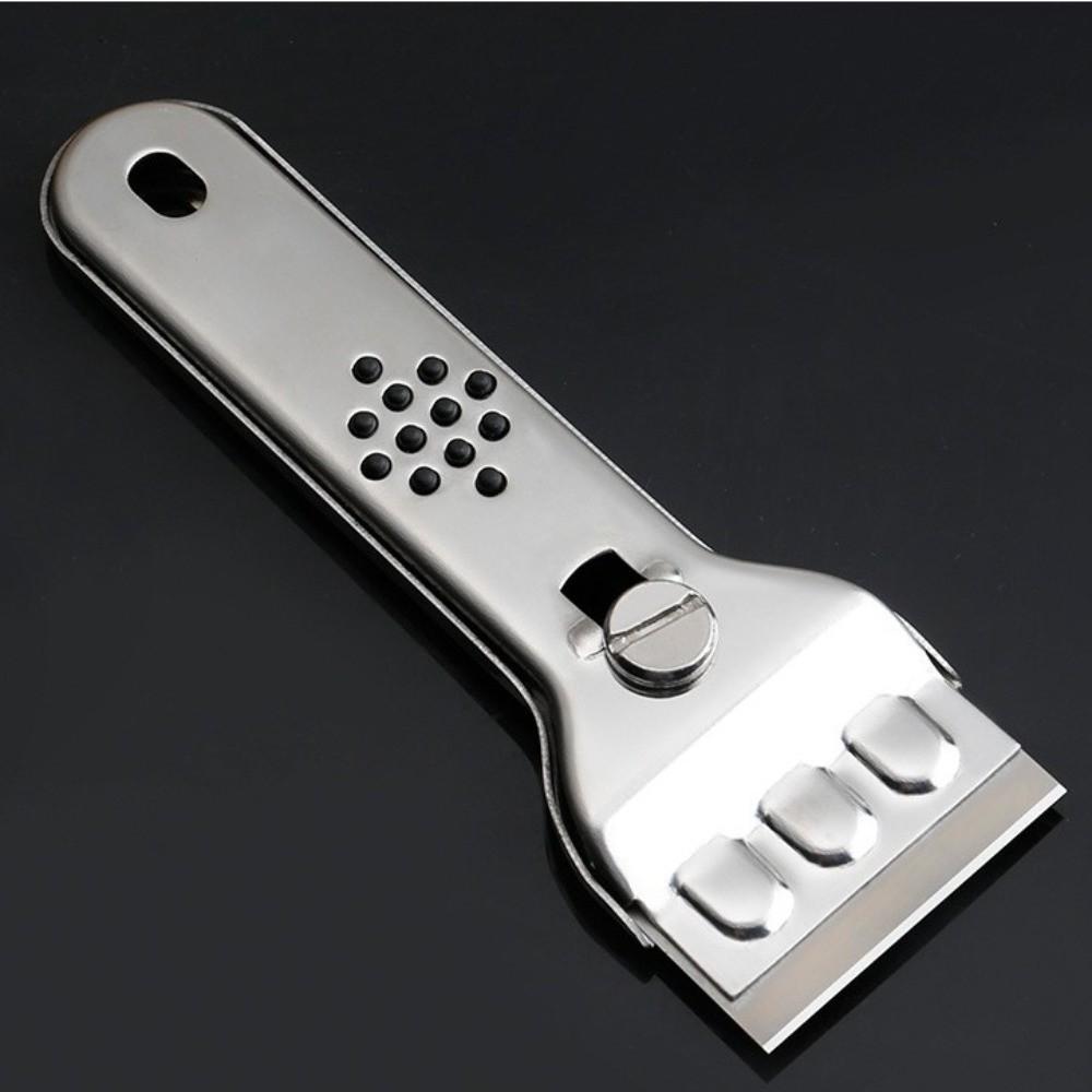 Stainless Steel Heavy Dirt Clean Shovel Safy Multifunctional Ceramic Hob Cleaning Tool Rust Proof Cooktop Cleaner Tool