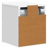 Wall Mounted Nightstand 2 pcs White 33 x 34.5 x 43 cm