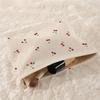 Portable Makeup Bag Autumn Women Storage Bag Corduroy Cosmetic Bag Fashion For School Everyday Use Travel