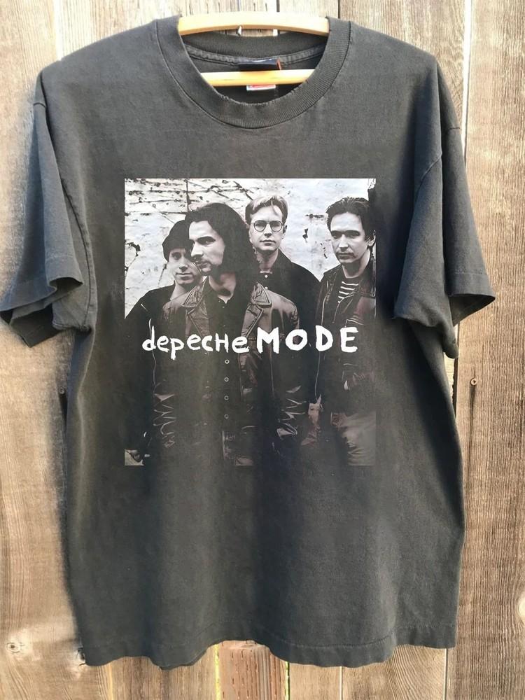 Reprint Depeche Mode Devotional 1993 graphic chacoal color shirt AN46348