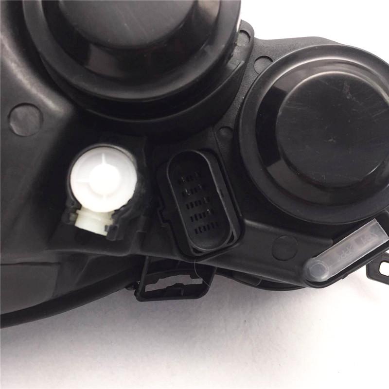 Compatible with Volkswagen Polo Pineapple Headlight Assembly (2002-2005 Models) - Four-Eye Design.