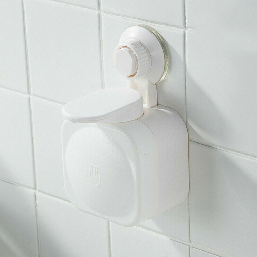 11*8.5*9cm Soap Dispenser 1pc Black/White Press Type