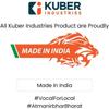 Kuber Industries Matlåda i Rostfritt Stål med Separationsplatta i Stål och Låsklämma 1 st-250 ml Kapacitet Silver 250ML