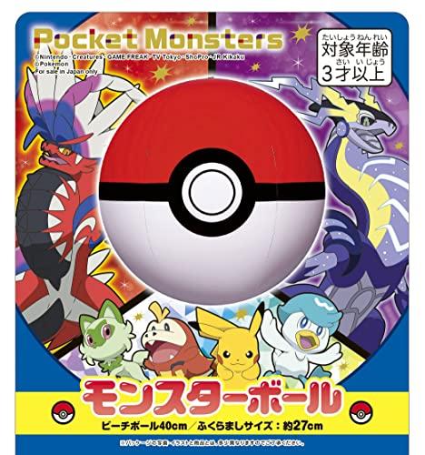 Igarashi Pokemon Beach Ball Monster Ball 40cm AHB-MO4 Inflated Size Approx. 27cm