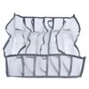 Underwear Organizer Mesh Foldable Breathable Multi Cells Socks Storage Box for Bras Panties6 Cells