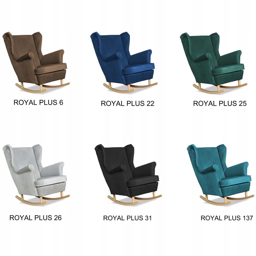 Angelo Rocking Chair, Scandinavian, Family Furniture, Bottle Green Velvet