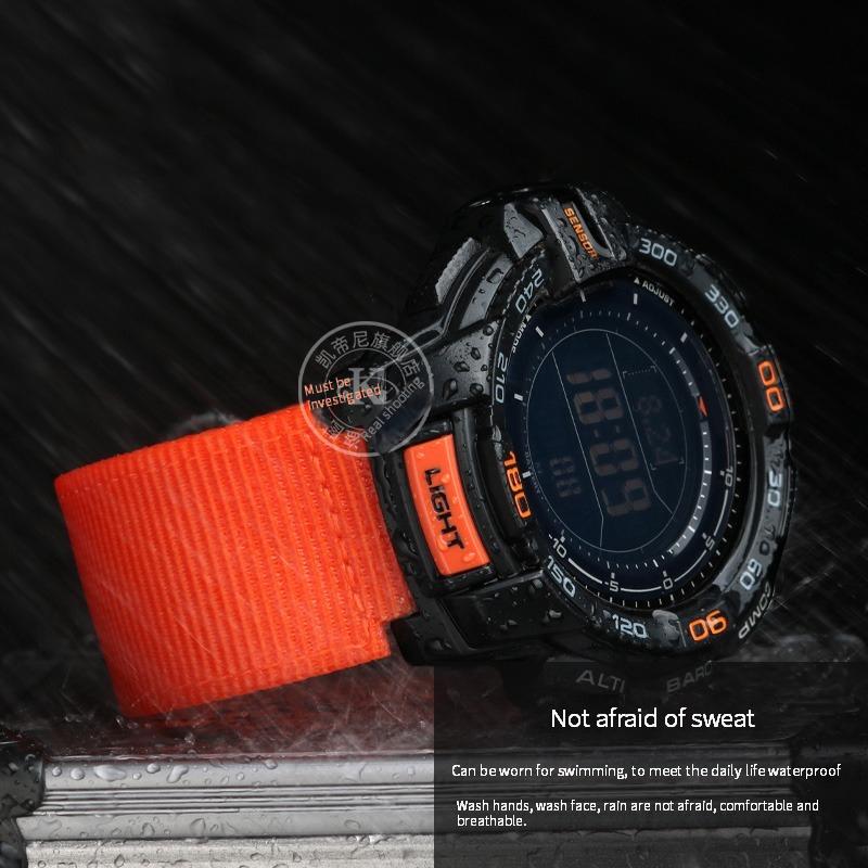 Klasyczny Adaptujący się dla G-SHOCK Casio GW6900 DW5600 GW-B5600 GM-5600 serii nylonowy pasek akcesoria sportowe outdoorowe płócienny pasek do zegarka