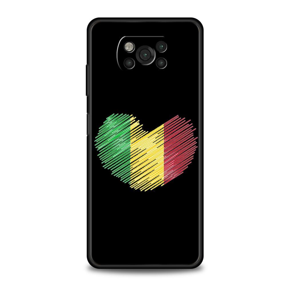 Flag of Lithuania Flag Phone Case For For Xiaomi Poco X6 X5 Pro X4 X3 NFC F5 Pro F4 F3 GT M5 M4 Pro 5G M3 C51 C50 C55 Soft Cover