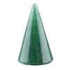 Crystal Cone Ring Holder Natural Stone Ring Stand Cone Shape Jewelry Display Stand for Retailer Home Storage Display