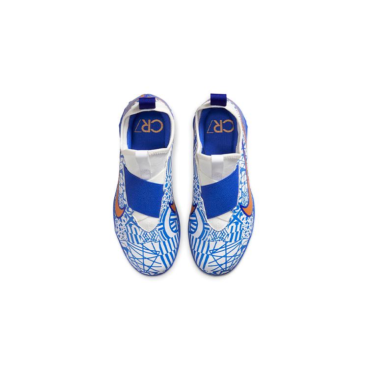 Nike Cushioning Abrasion Resistant Cushioning, Wear Resistant Low top Kids' Soccer Shoes Blue White Kids' DV8190-182