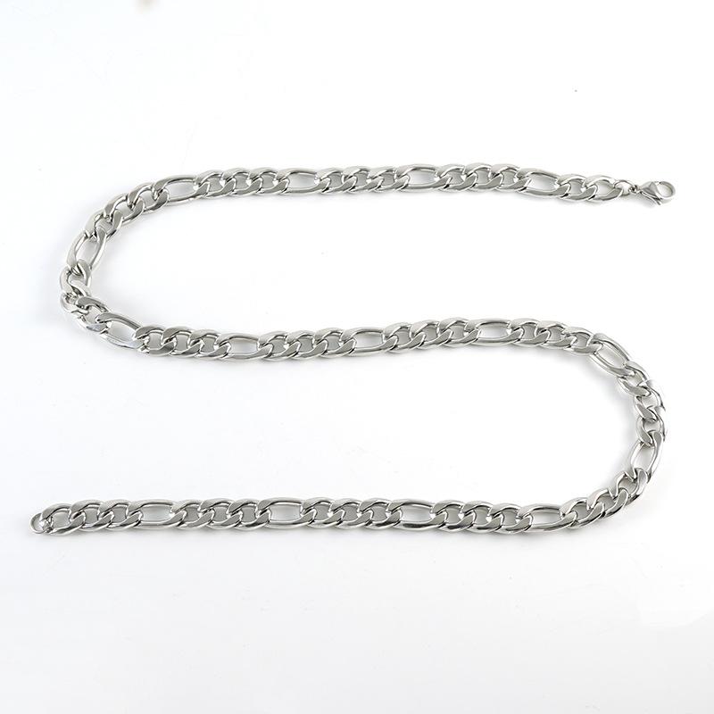 New Stainless Steel Titanium Steel NK3:1 Chain Chain American Vintage Hip Hop Cuban Punk Necklace