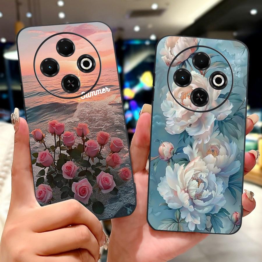 For Tecno Spark 30C Case kl5 kl5n Soft Silicone Cute Cartoons 2025 Painted Coque Cover For Tecno Spark30C 30 C 4G Phone Bag