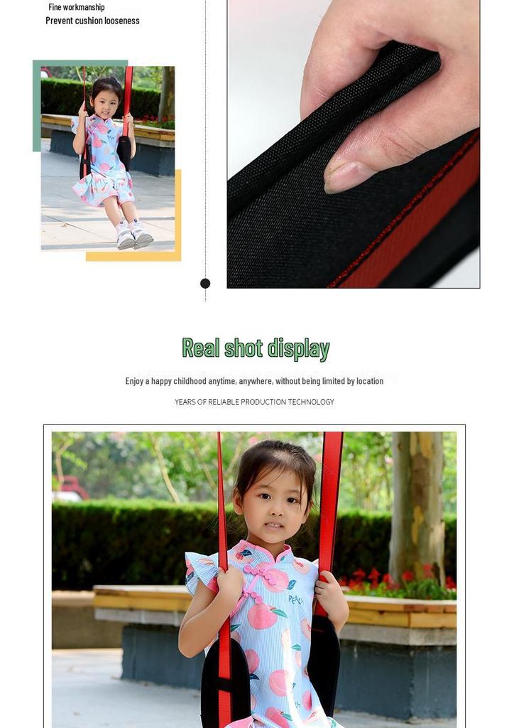 Tongzhou Soft Board Indoor/Outdoor Children's Portable Swing Chair