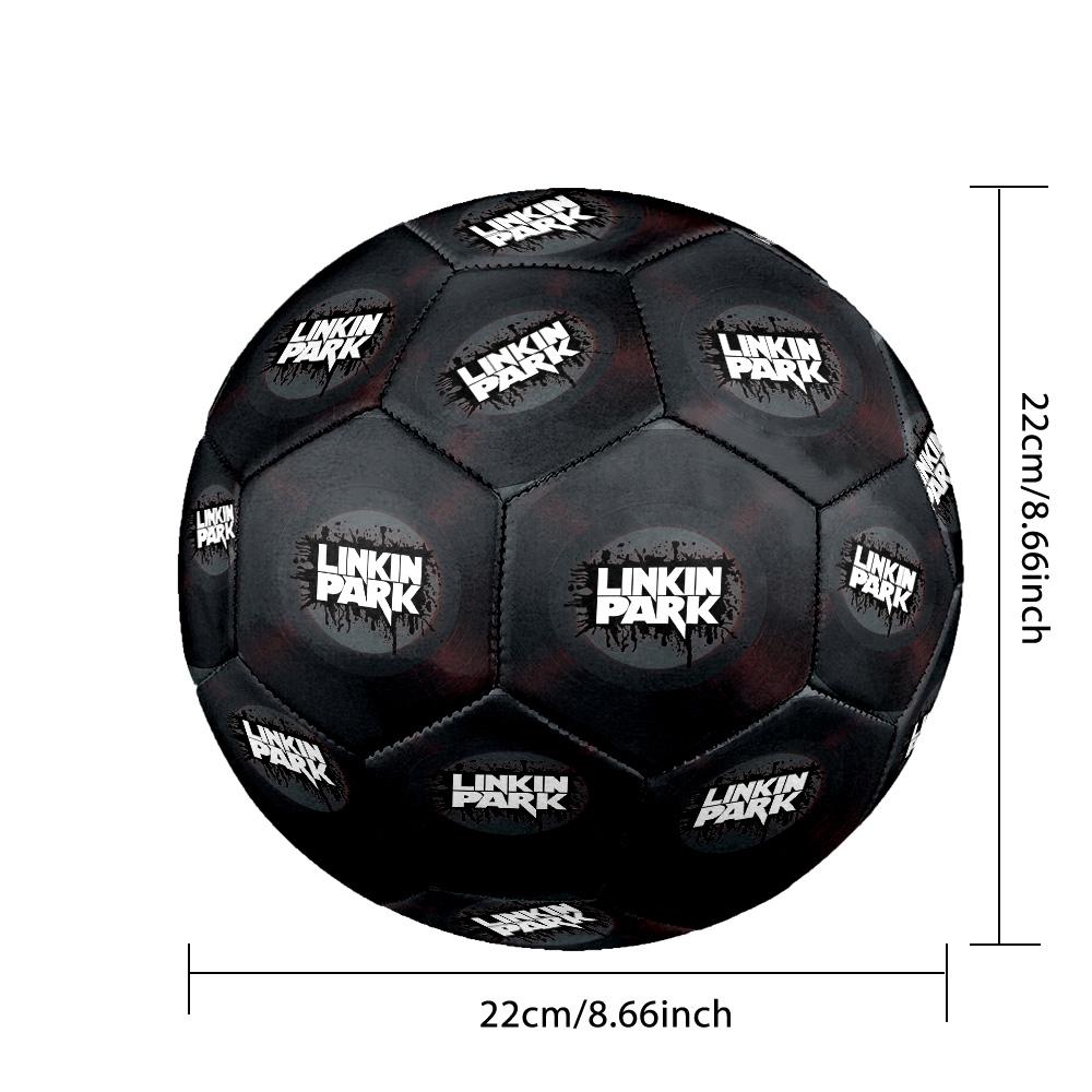 Linkin Park Print Standard Size 5 Soccer Ball Durable Shock?Absorbing Ball For Training Match Outdoor Play