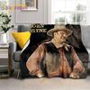 John Wayne Blanket Super Soft 3D Printed Famous Cowboy Actor John Wayne Flannel Blanket Home Bedroom Washable Warm Lazy Blanket