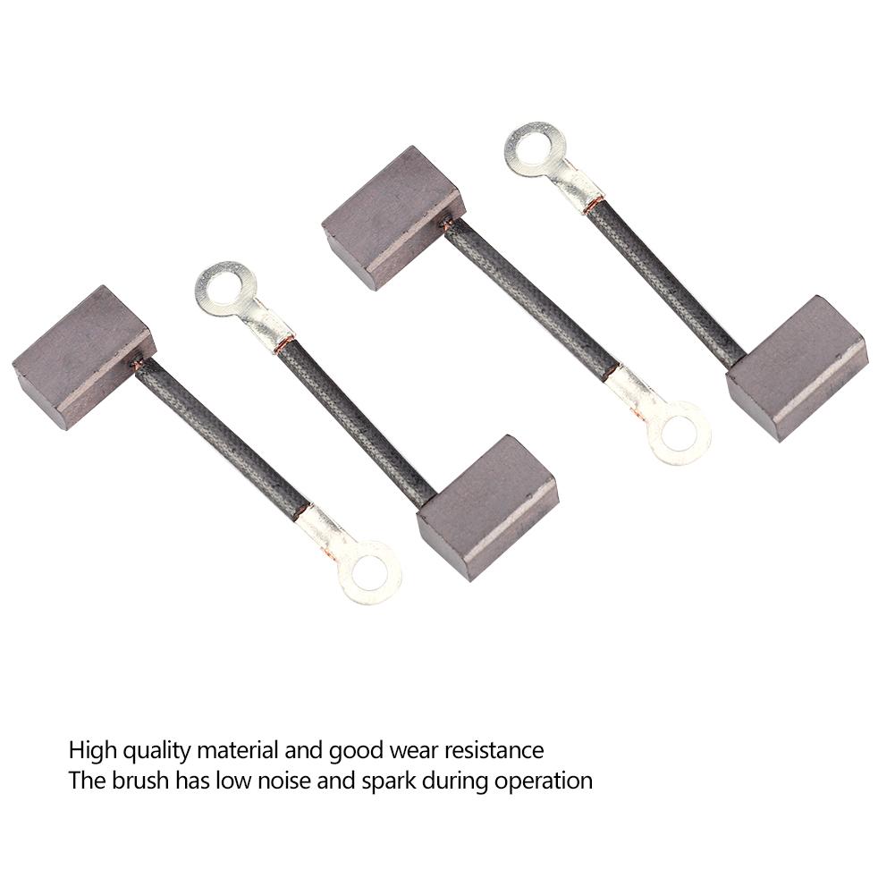 100 Stück Kohlebürsten Ersatzkits Passend für 12V 24V 48V DC Öl Wasserpumpe Motor J435A 9x8x14.5mm