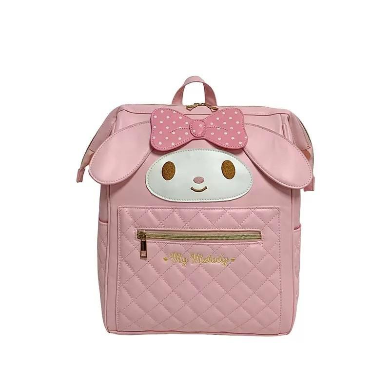 Hello Kitty Cartoon Pu Backpack For Women And Teens With Spacious Storage For Daily Use