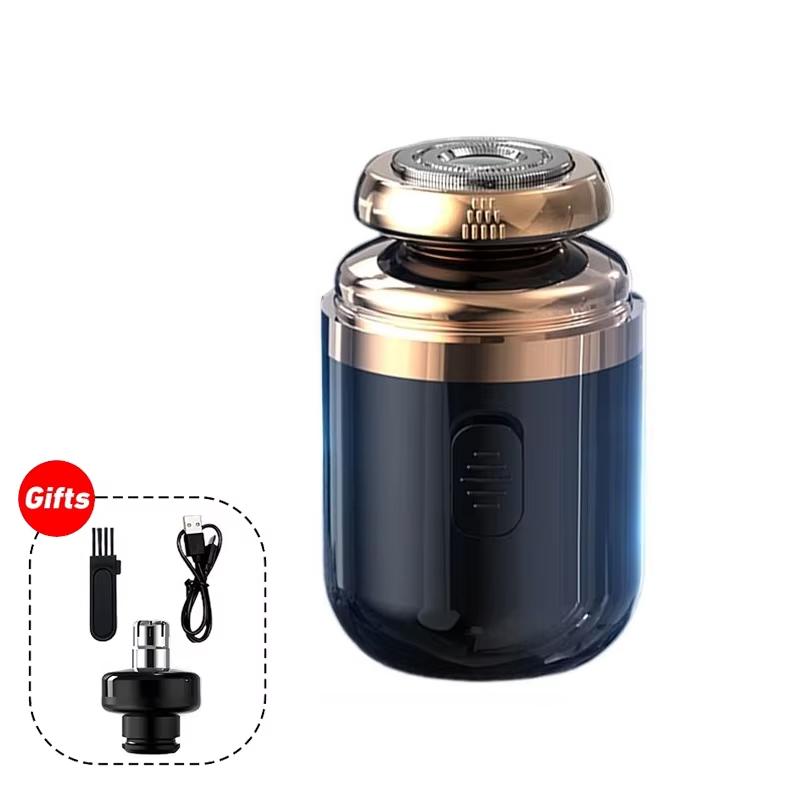 

Электробритва Триммер для волос в носу 2-в-1 Перезаряжаемая Мужская Бритва для удаления волос в носу Портативный Мини-нож Мужская бритва Новая