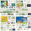 Montessori Busy Book For Kids With Reusable Puzzles And Stickers For Early Education Fun