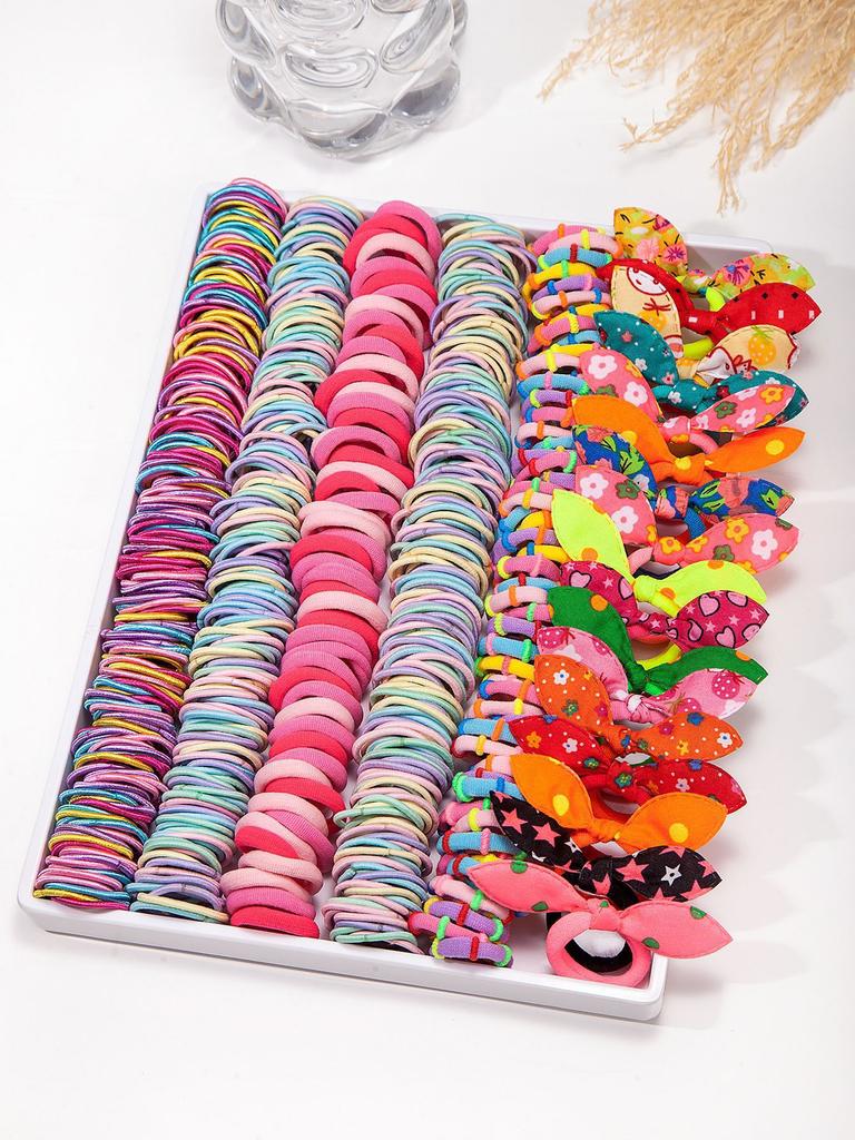 Princess Hair Accessories Set for Kids – Clips, Scrunchies & Claw Clips with Elastic Ties, Gift Box for Daily Wear