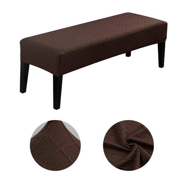 

Эластичные длинные чехлы на скамейки без подлокотника, плотная упаковка, чехол для дивана, эластичные гибкие чехлы для дома, отеля, банкета 100-140cm