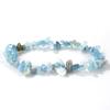 Natural stone bracelet beaded natural gravel elastic stacking wearing versatile high-end light luxury hot-selling bracelet