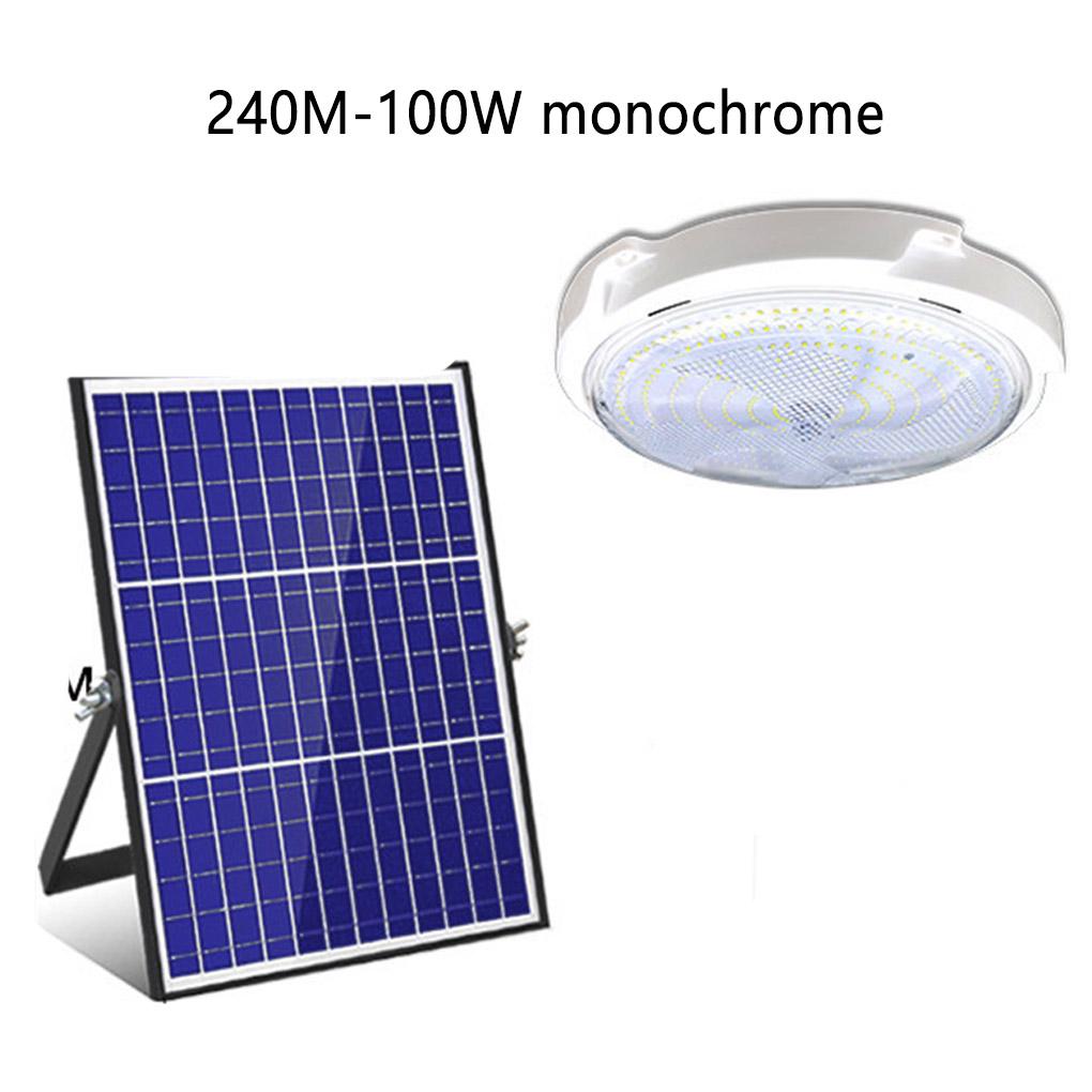 Solar Powered Ceiling Lamp Remote Control Rechargeable Battery Powered Sealed Bedroom Balcony Light-operated Dustproof Light