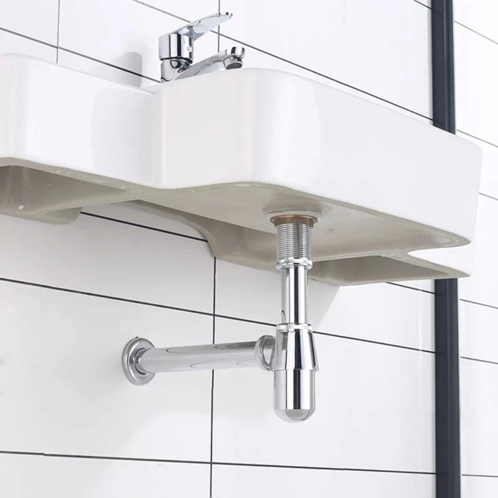 Zinc Zinc Zinc Alloy Bottle Trap Deodorant Type Without Overflow Sink Waste Trap Drain Kit  Kitchen