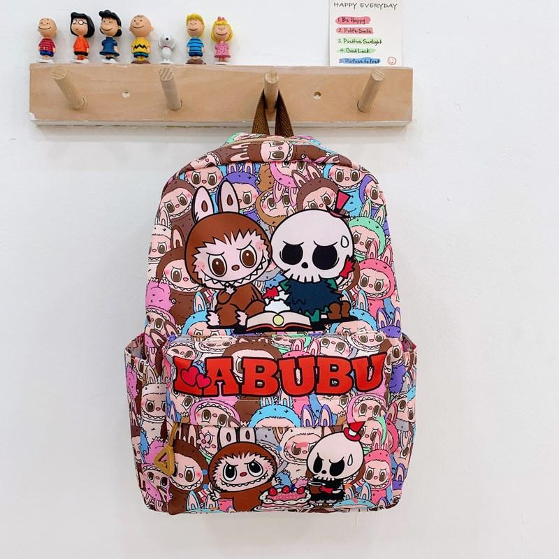 Kindergarten Primary School Students Schoolbag Cartoon Cute Foreign Style Printing Children'S Backpack Large Capacity Children'S Backpack