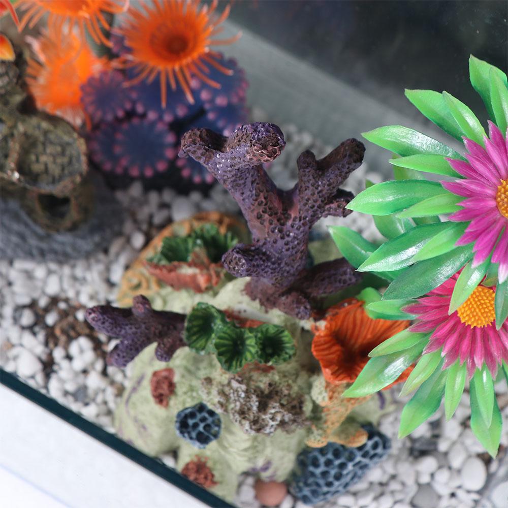 Simulation Coral Landscaping Decorative Coral Reef Ornament Fish and Shrimp Shelter Fish Tank