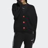 adidas Neo Sesame Street Co-Branded Cartoon Graphic Sports Knit Top Women Tops Black HD7282