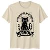 Actually All Of My Systems TShirt Cat Anxiety Humor Birthday Gift